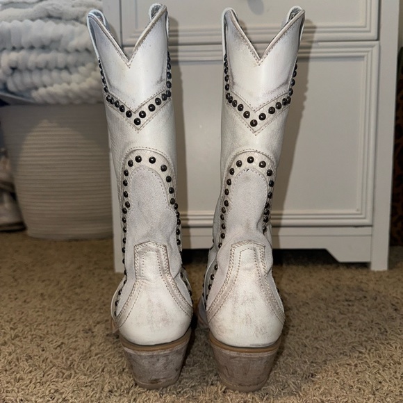 IDYLLWIND WOMEN'S WALK THIS WAY WESTERN BOOTS - SNIP TOE - WHITE - Picture 5 of 10